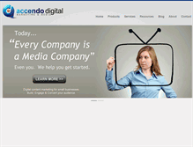Tablet Screenshot of accendodigital.com
